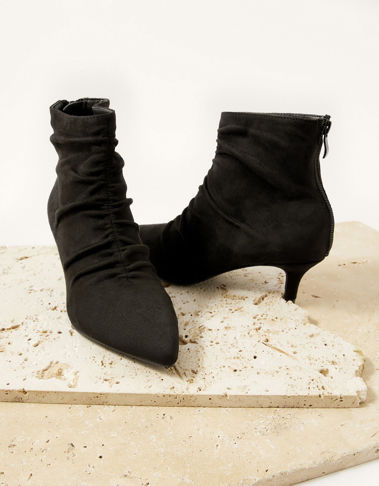 Ruched ankle sales boots uk