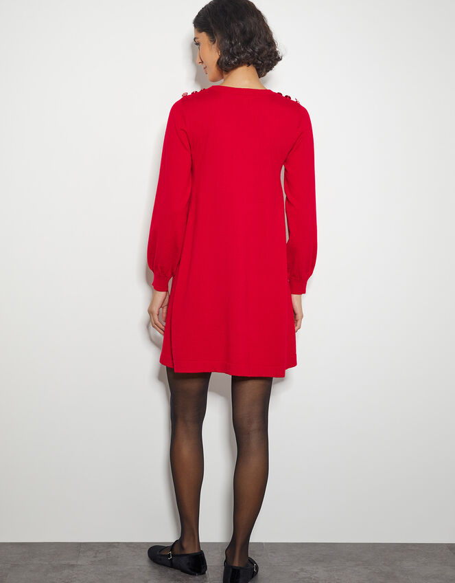 Susie Mini Jumper Dress, Red (RED), large