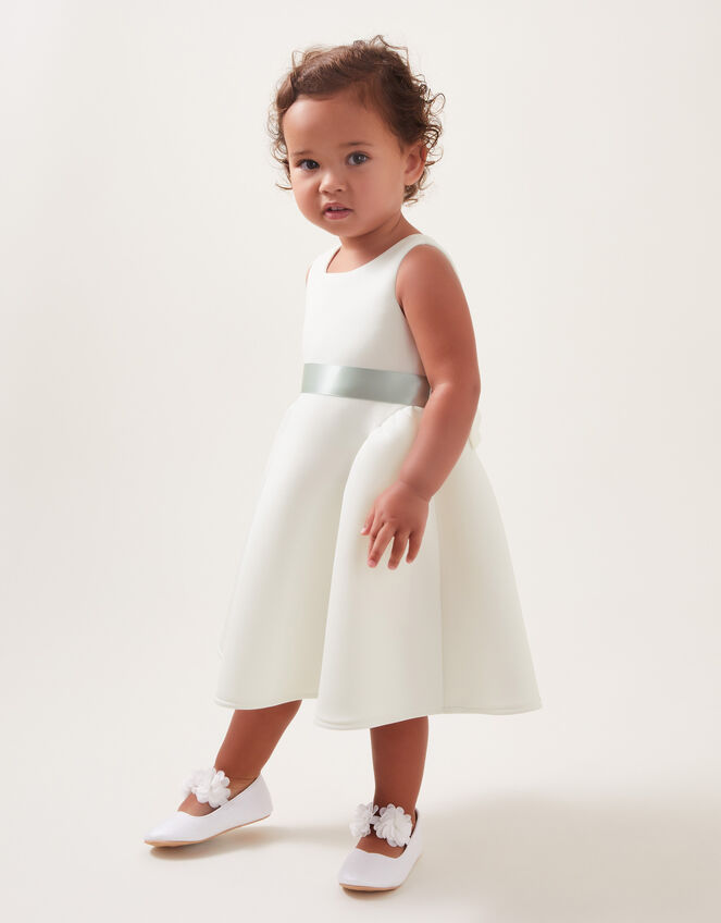 ivory childrens bridesmaid dresses Baby Molly Dress | Baby Girl Front Twist