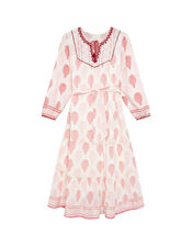 Maison Hotel Layla Print Midi Dress, Pink (PINK), large