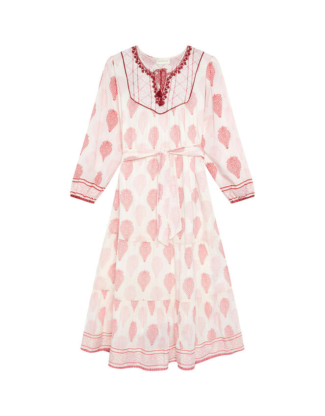 Maison Hotel Layla Print Midi Dress, Pink (PINK), large