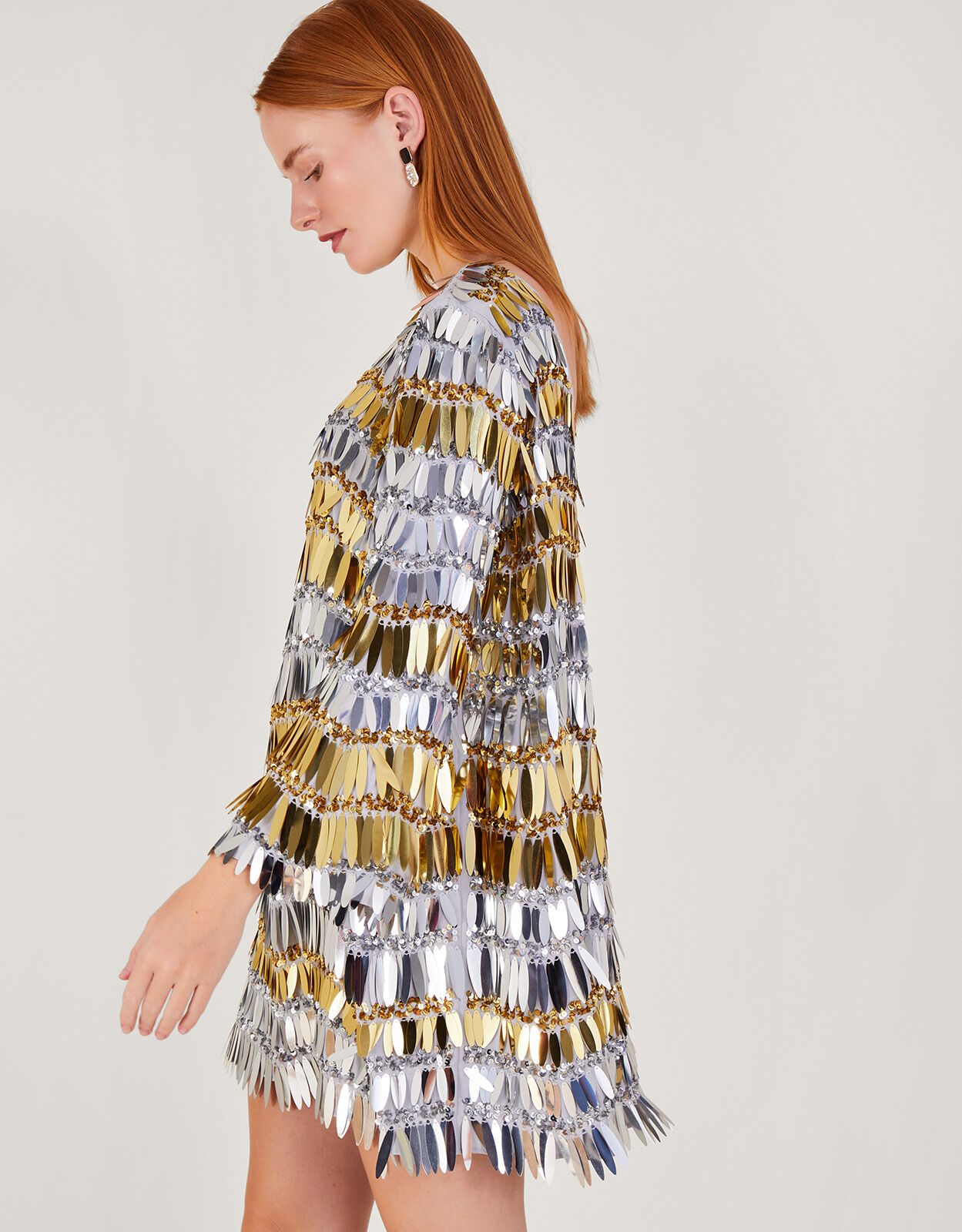 Silver sales tunic dress