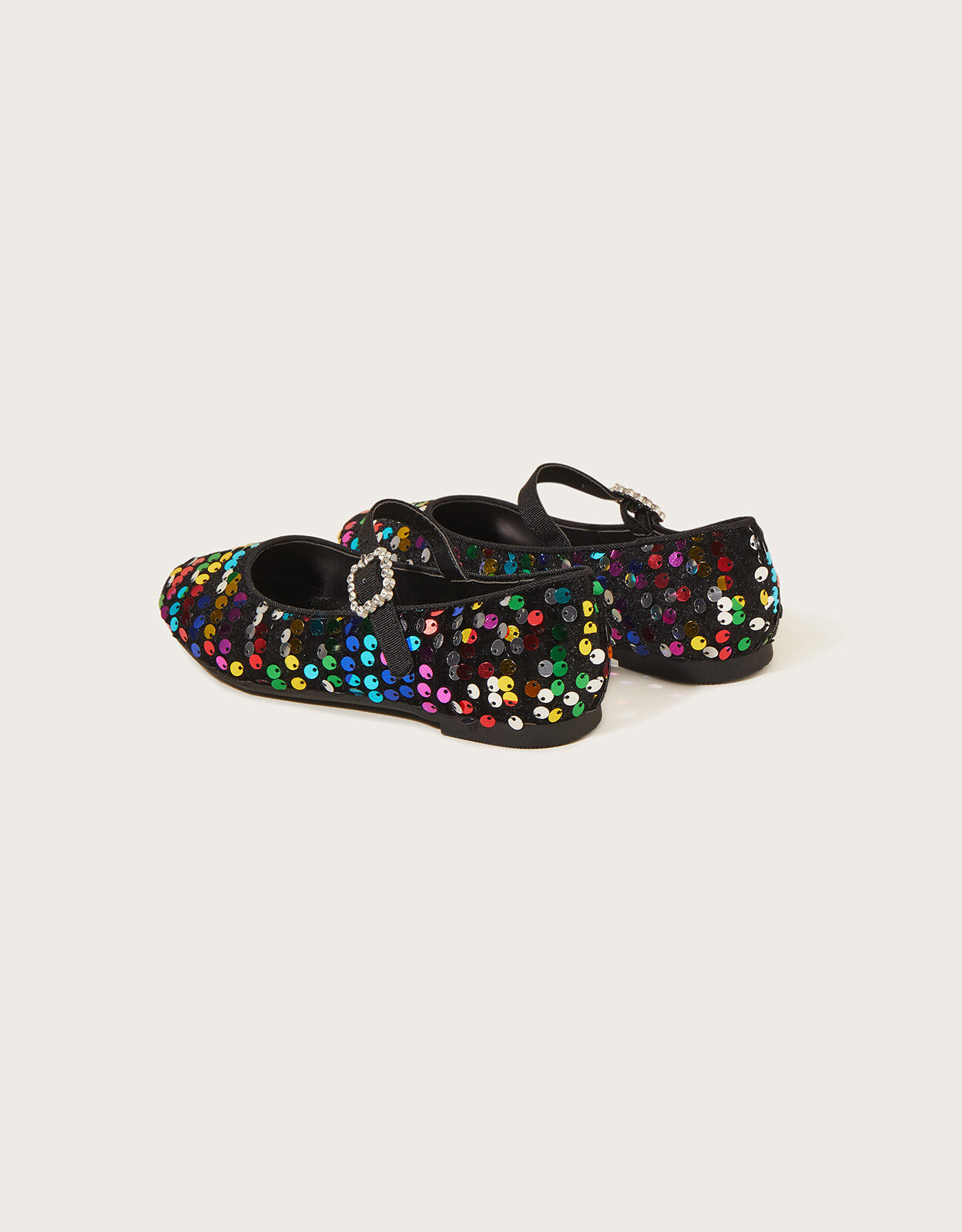 Girls black sequin shoes hot sale
