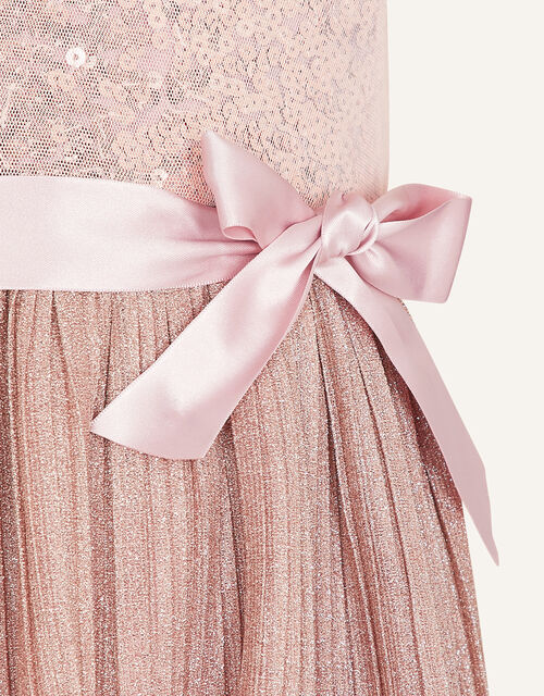 Baby Sequin Dress, Pink (DUSKY PINK), large
