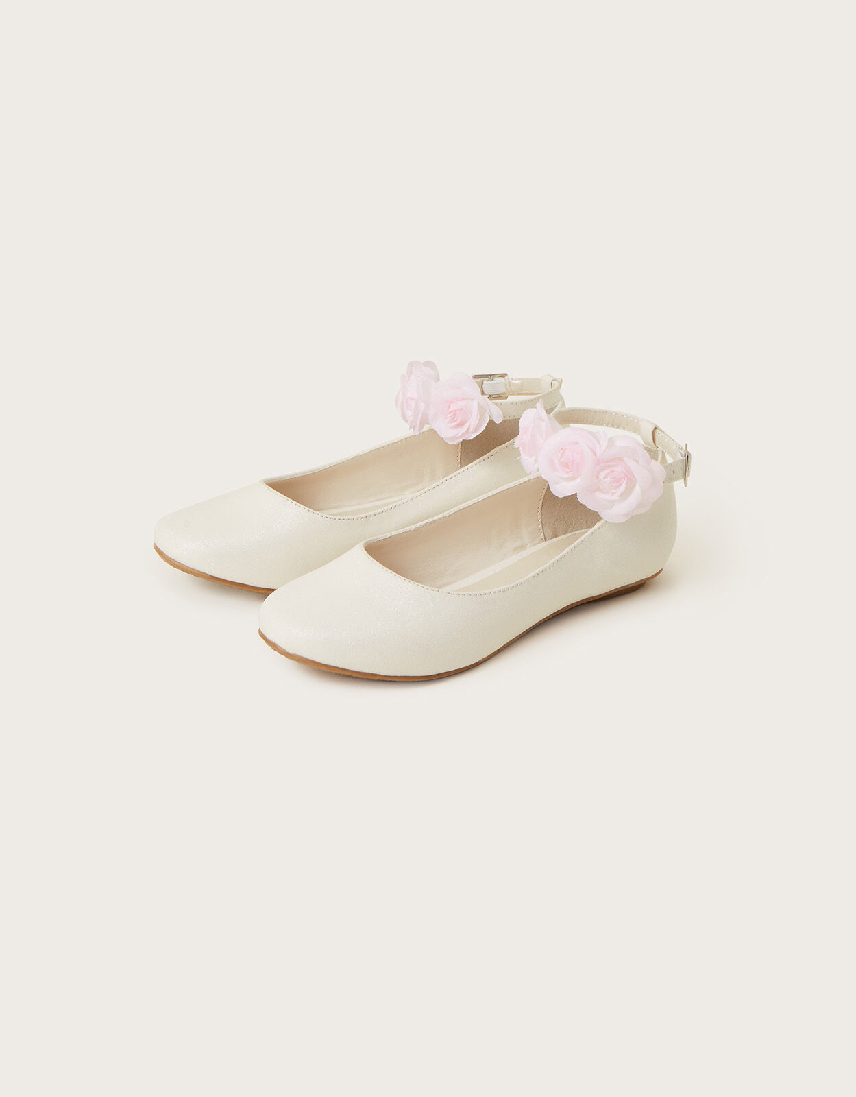 Off white flower girl top shoes