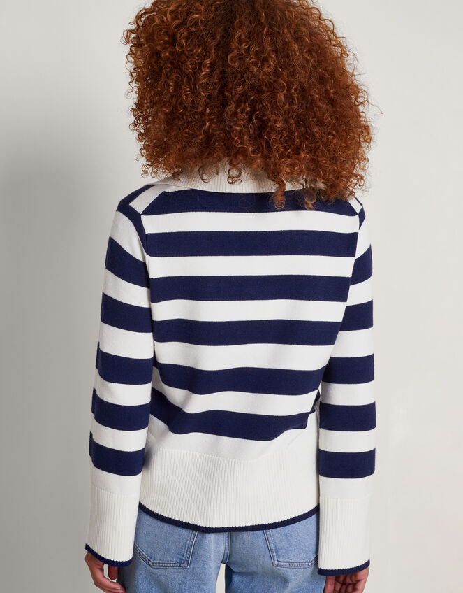 Shay Stripe Jumper, Ivory (IVORY), large
