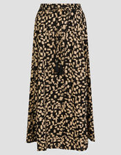 Ania Batik Print Maxi Skirt, Black (BLACK), large