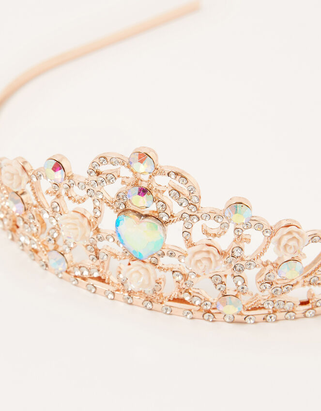 Darla Diamond Heart Tiara, , large