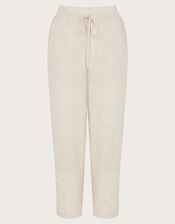 Penina Crop Trousers, Natural (NATURAL), large