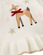 Newborn Baby Deer Knit Set, Ivory (IVORY), large