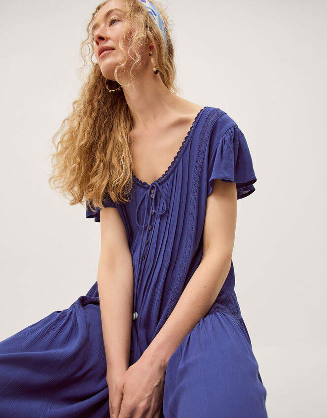 Eva Lace Culotte Jumpsuit, Blue (BLUE), large