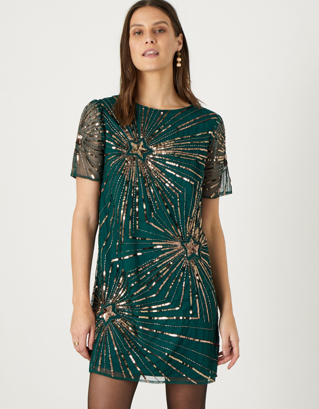 Green tunic dress uk on sale