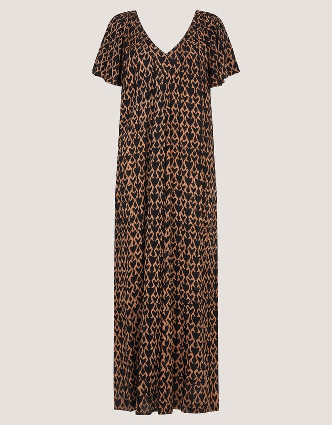 Arti Print Wide Leg Jumpsuit, Black (BLACK), large