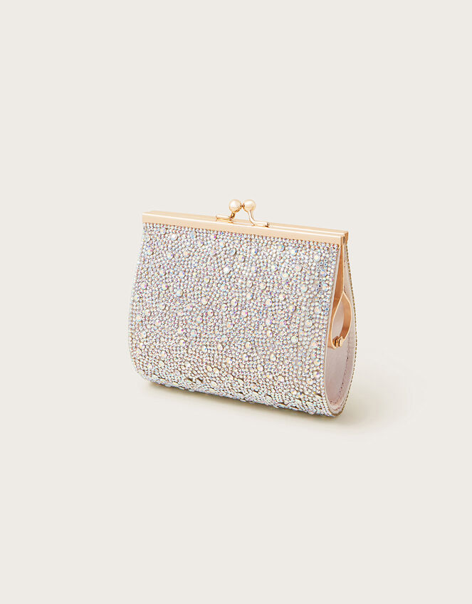 Diamante Clip-Frame Bag, , large
