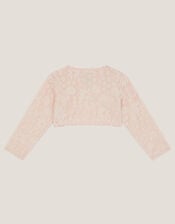 Baby Emilia Lace Scallop Cardigan, Pink (PINK), large