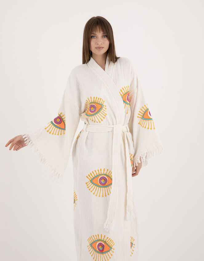 Meraki Beach Eye Kimono, , large