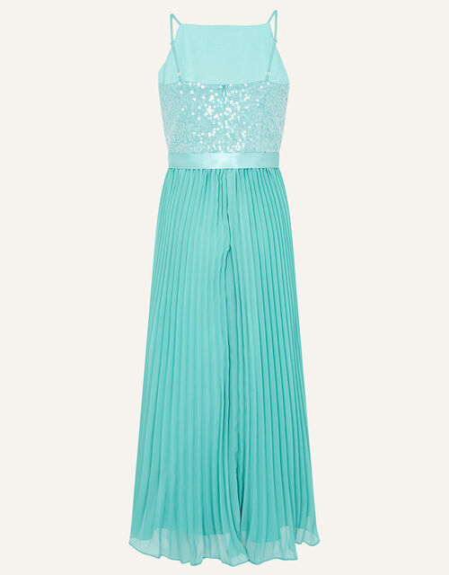 Truth Pleated Prom Dress, Teal (TEAL), large
