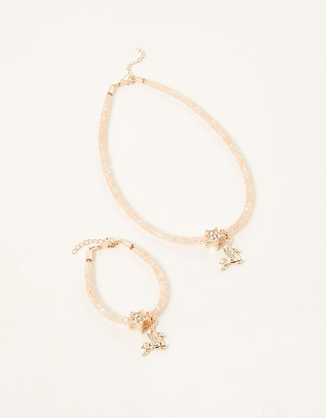 Cosmic Unicorn Necklace and Bracelet Set, , large