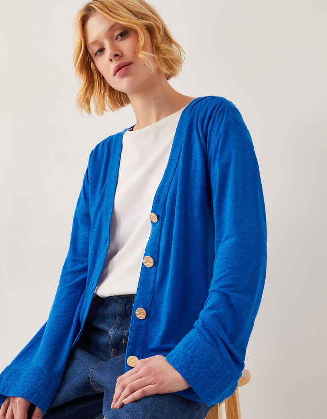 Windmill Smock Top Premium Linen - Sky Blue