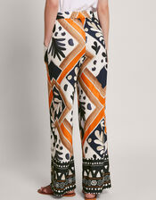 Cadenza Print Jersey Trousers, Black (BLACK), large