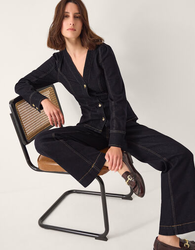 Teri Wide Leg Jeans, Blue (INDIGO), large