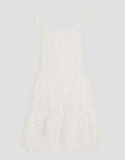 Maud Broderie Dress, White (WHITE), large