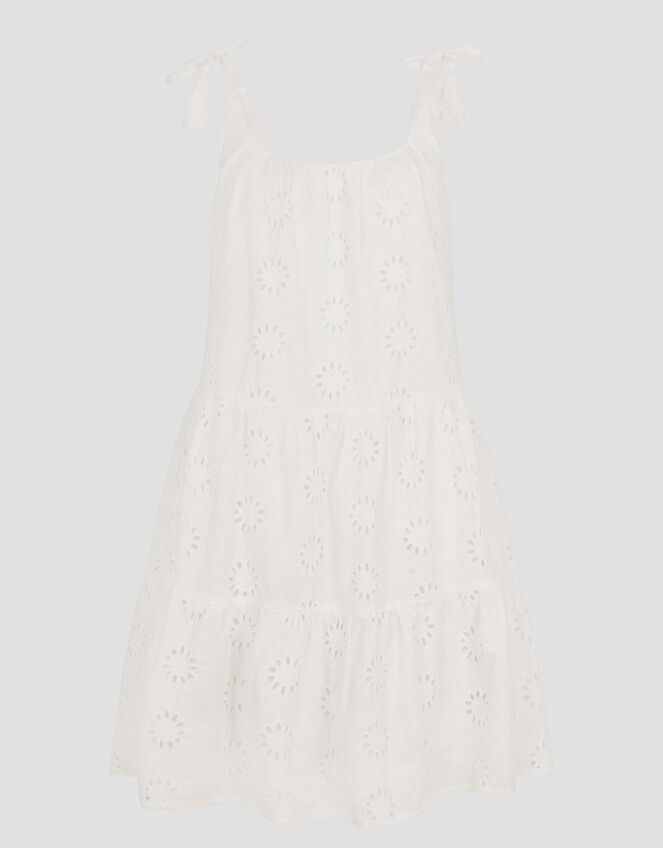 Maud Broderie Dress, White (WHITE), large