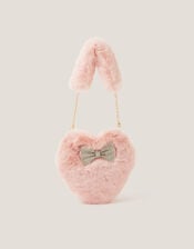 Fluffy Heart Bag, , large