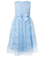 Pretty Petal High-Low Occasion Dress, Blue (BLUE), large