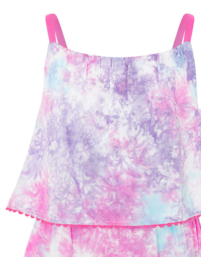 Tie-Dye Playsuit in LENZING™ ECOVERO™, Multi (MULTI), large