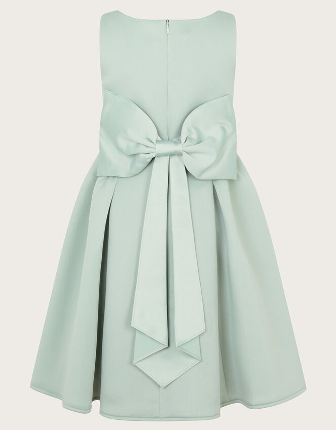 Molly Scuba Bridesmaid Dress, Green (SAGE), large