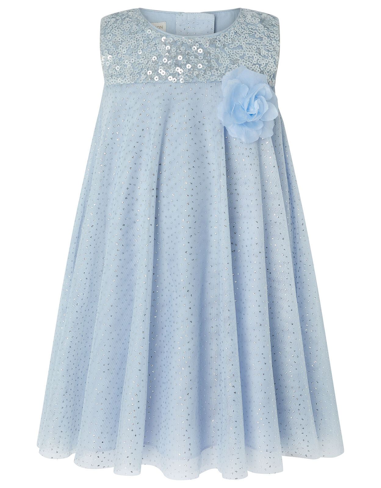 baby blue swing dress