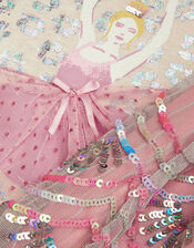 Ballerina Top and Sequin Skirt Set, Pink (PINK), large