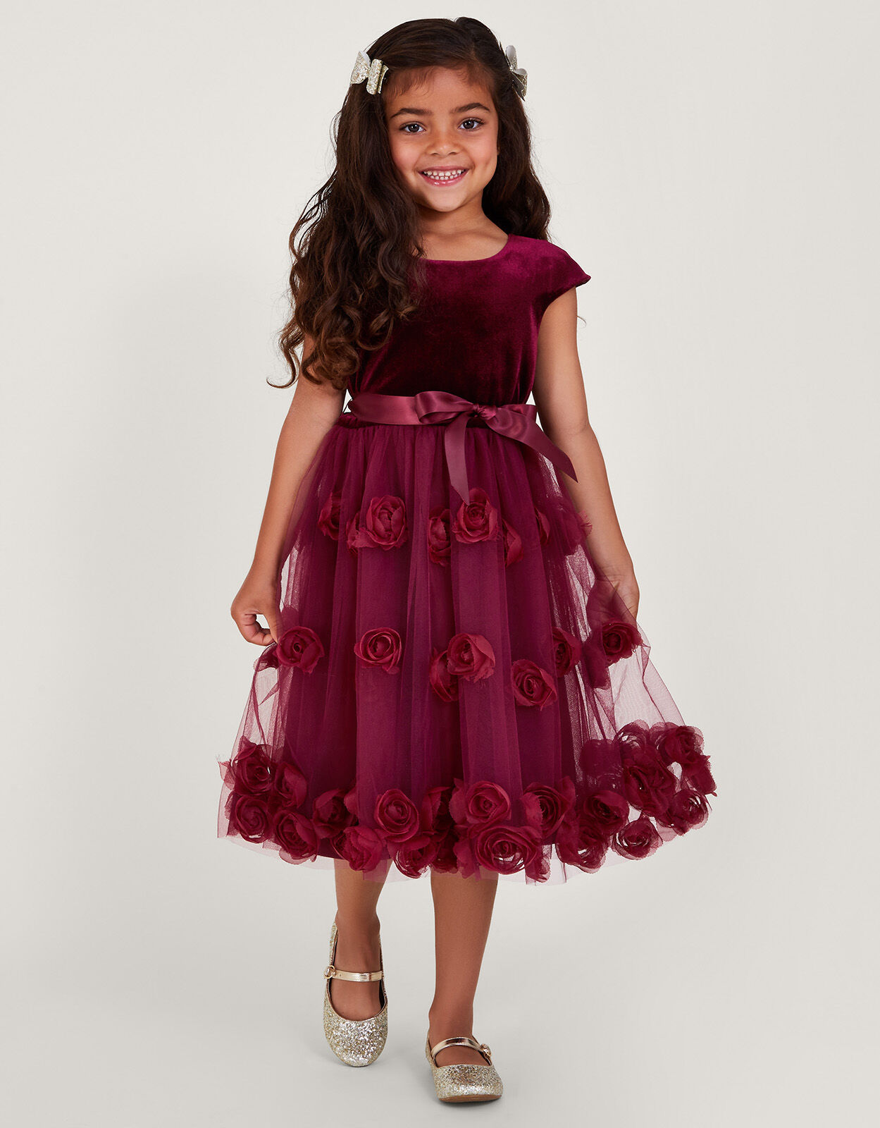 Girls Voilet Net Gown Dress Designer, Age Group: 1 to 10 Year
