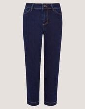 Idabella Slim Cropped Jeans, Blue (INDIGO), large