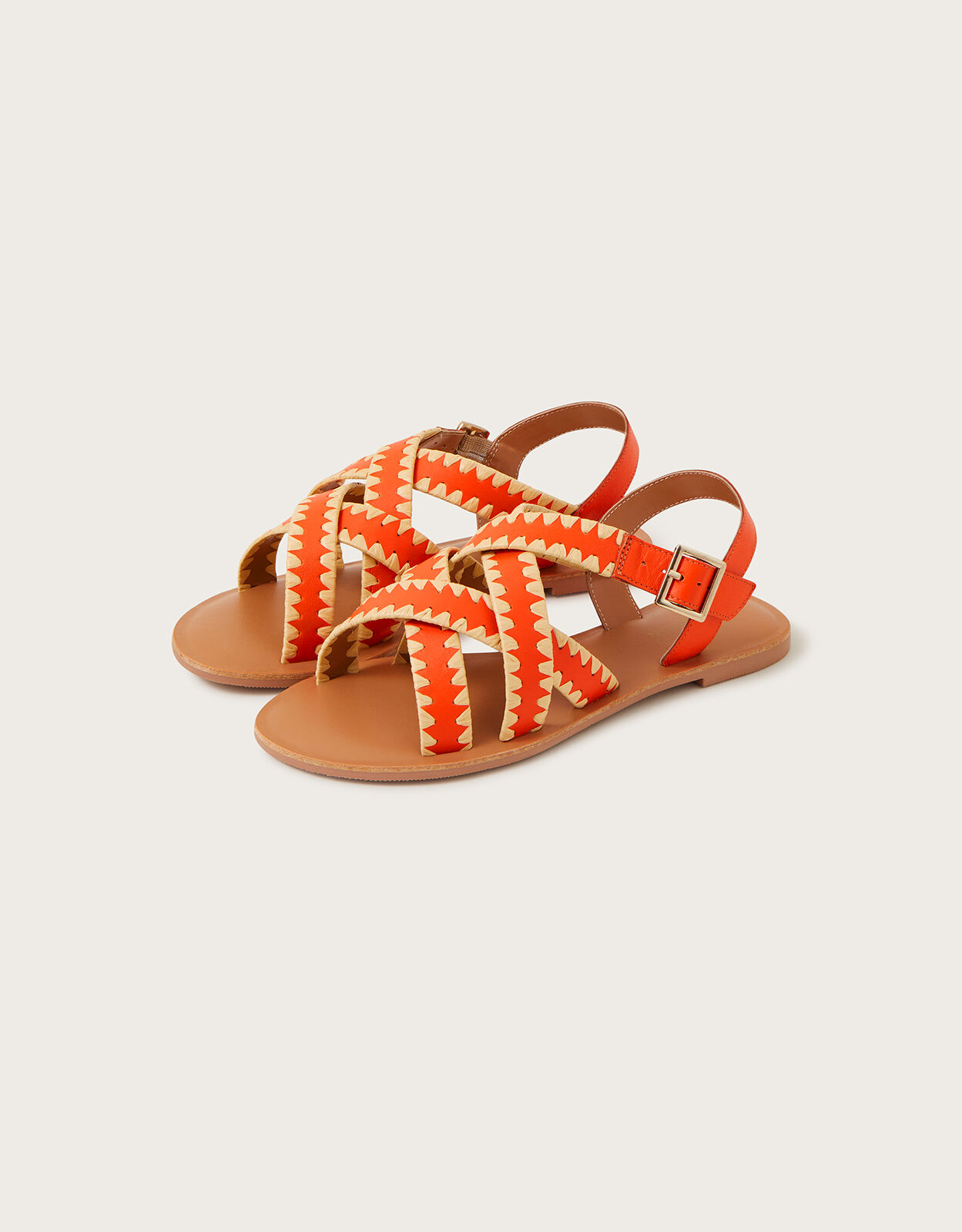 Cheap orange sale sandals