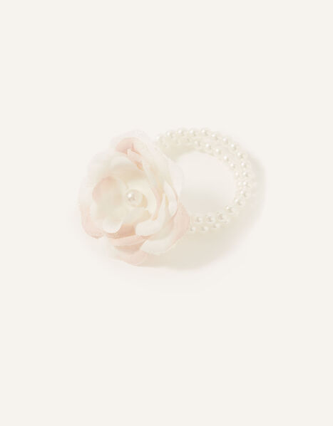 Pretty Petal Flower Pearl Bracelet, , large
