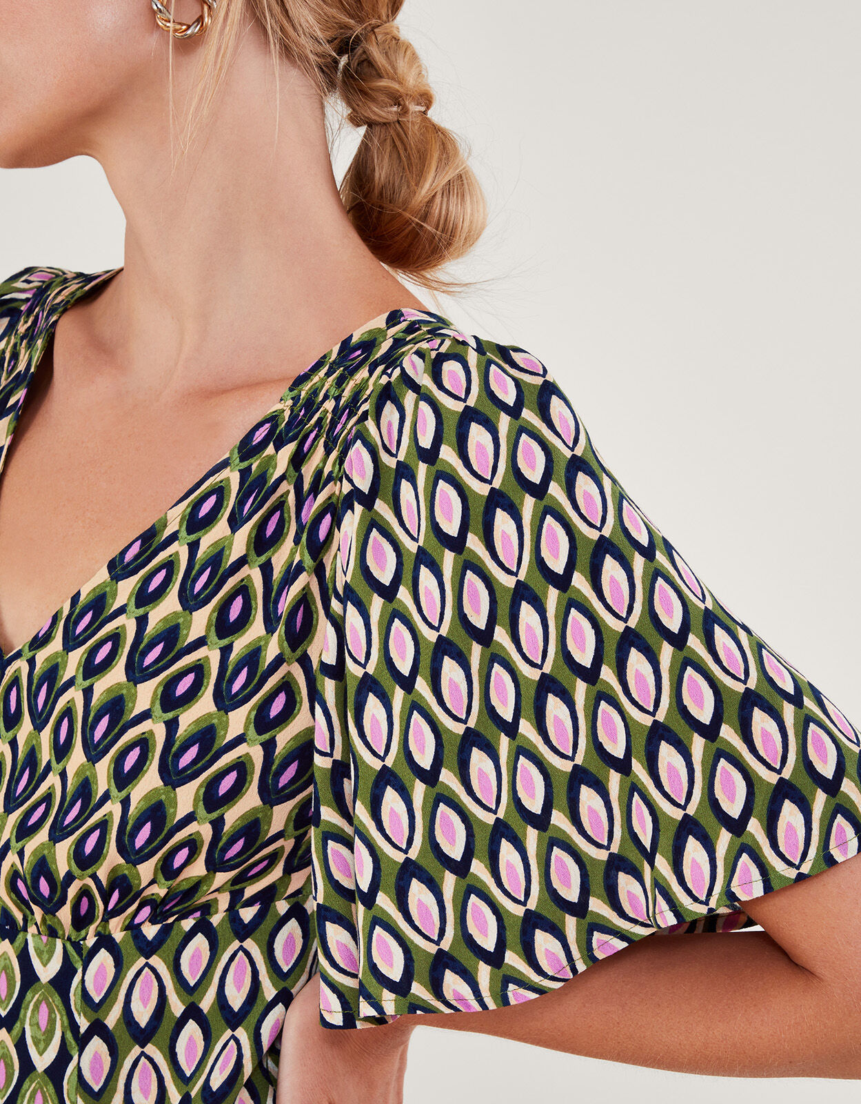 Nieve Midi Dress Green