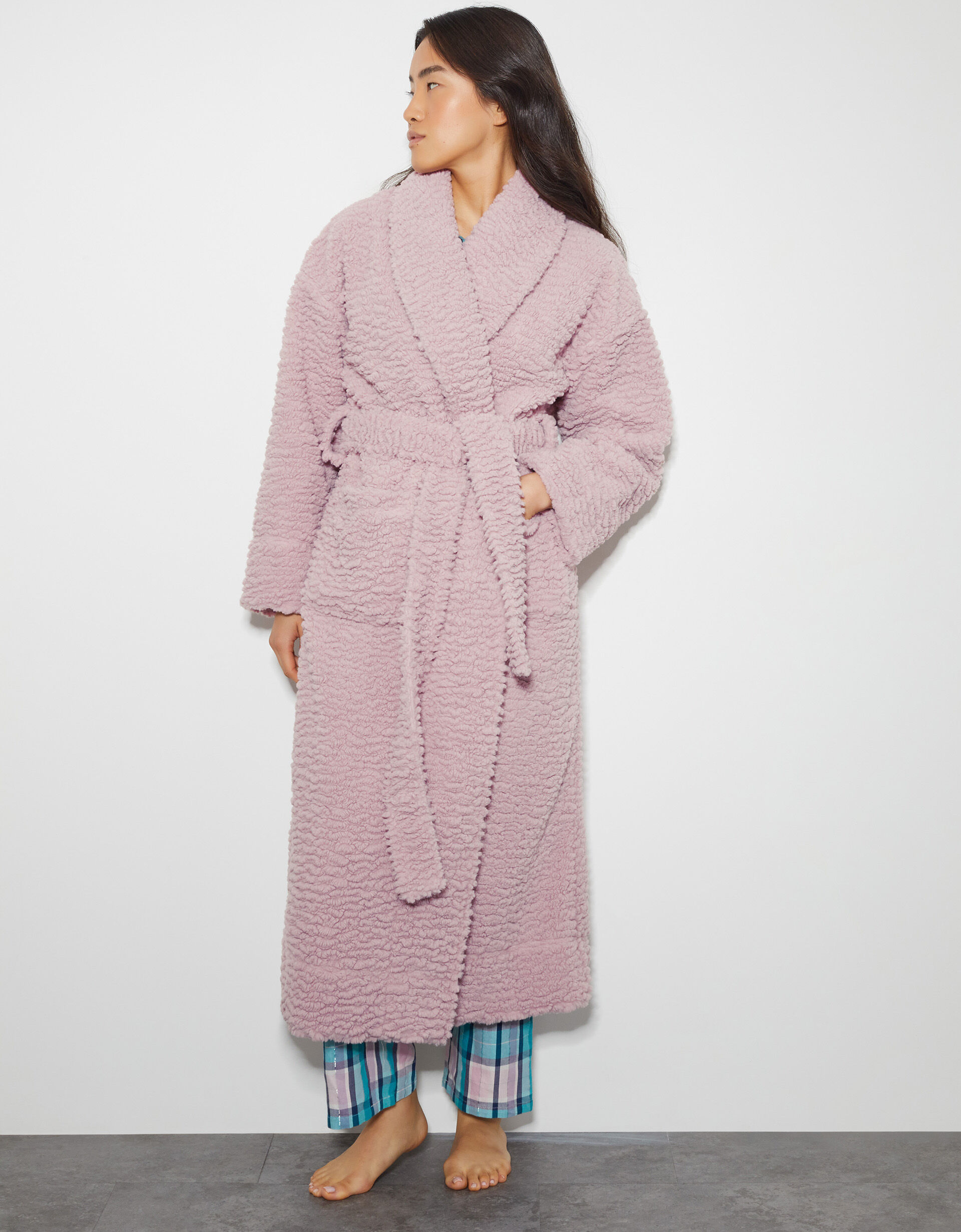 Bess Borg Dressing Gown Pink