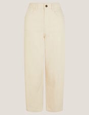 Betty High Waist Barrel Jeans, Natural (ECRU), large