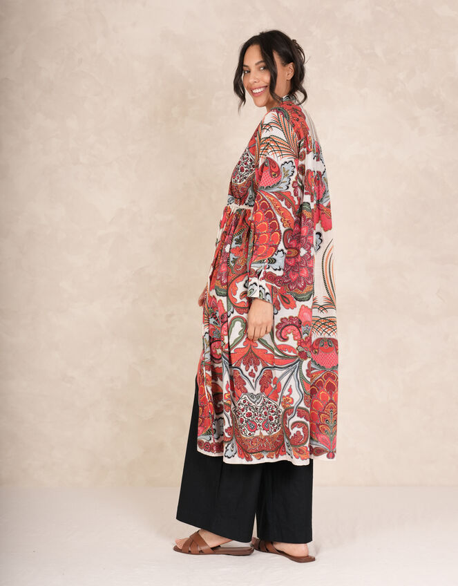One Hundred Stars Fiesta Print Duster Jacket, , large