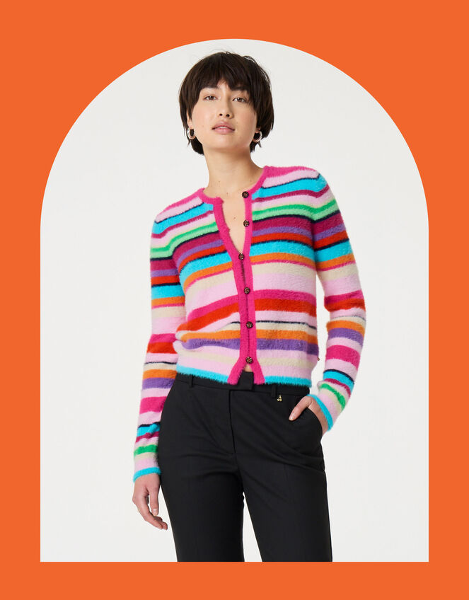 Henry stripe Cardigan