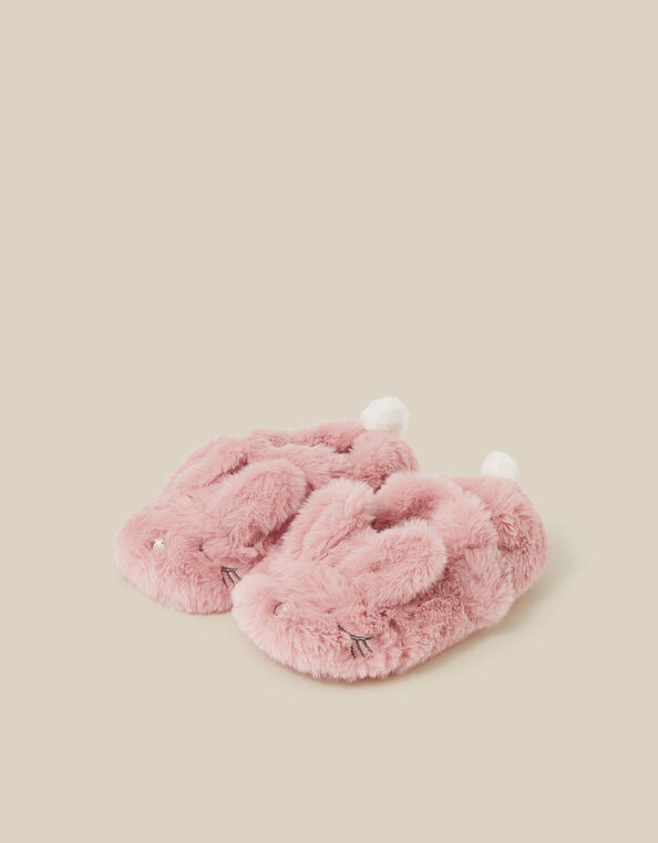 Fluffy Bunny Slippers , Pink (PINK), large