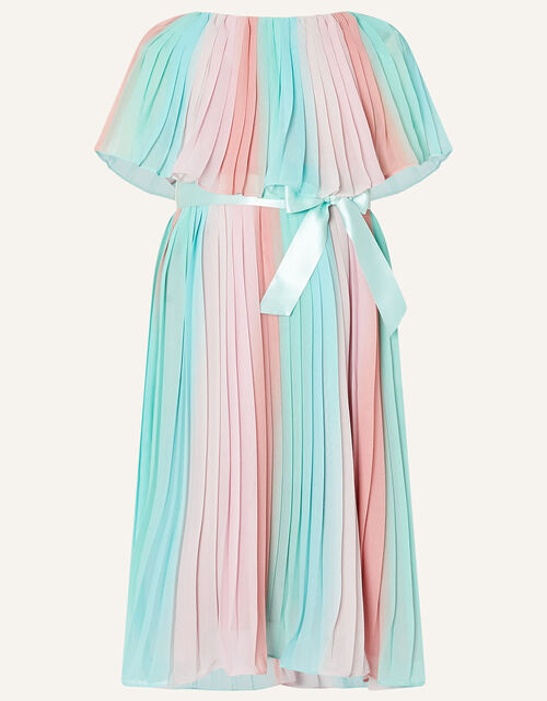 Ombre Stripe Pleat Dress, Multi (MULTI), large