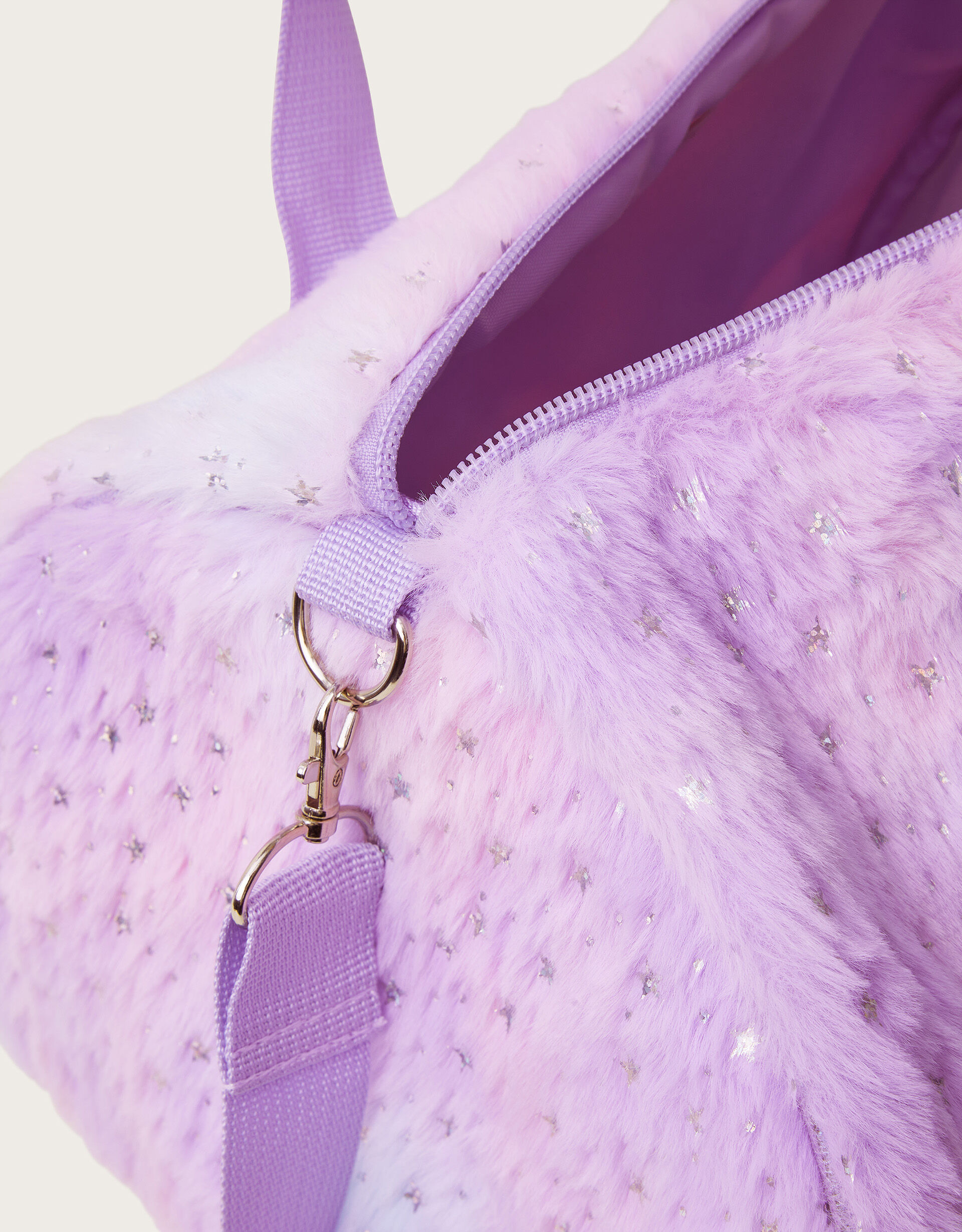 Faux Fur Sleepover Duffle Bag Accessories Monsoon UK