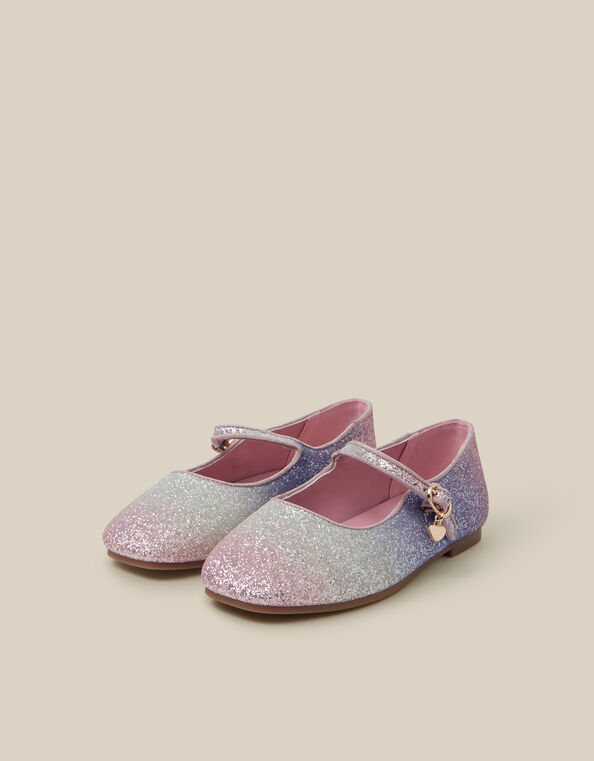 Ombr&eacute; Glitter Mary Jane Ballet Flats, Multi (MULTI), large