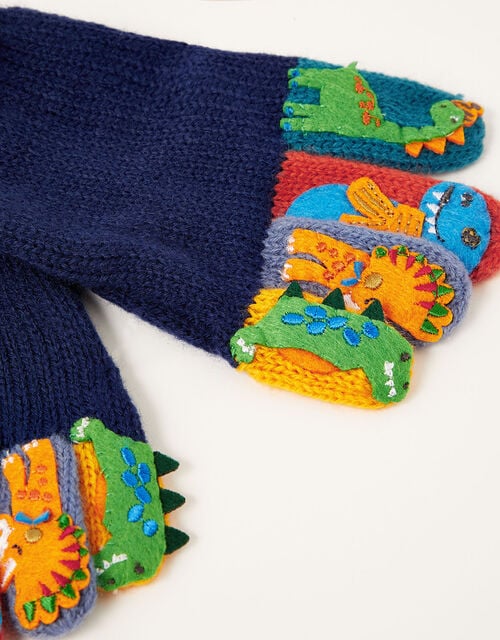 Corey Dino Novelty Gloves, Multi (MULTI), large