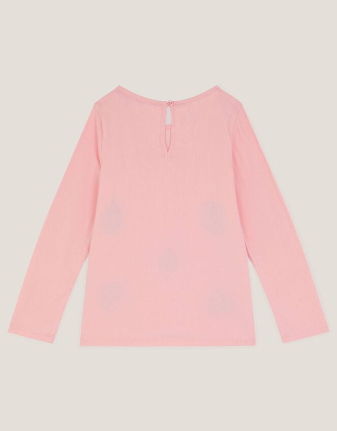 Christmas Baubles Long Sleeve Top, Pink (PINK), large