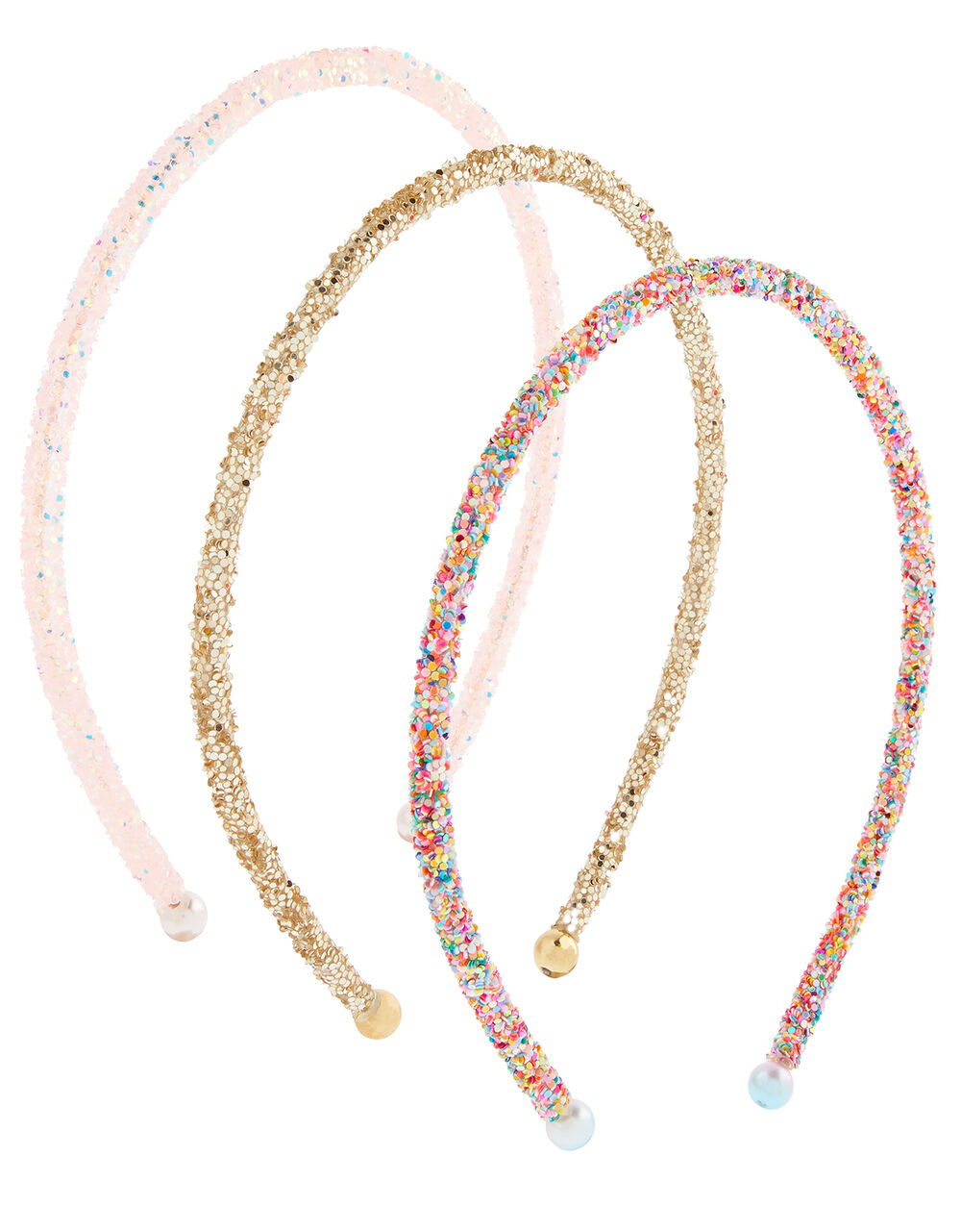 Glitter Headband Set Girls' Hair Accessories Monsoon UK.