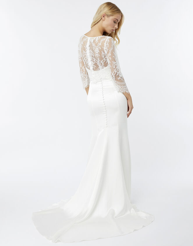 Cynthia Bridal Maxi Dress , Ivory (IVORY), large